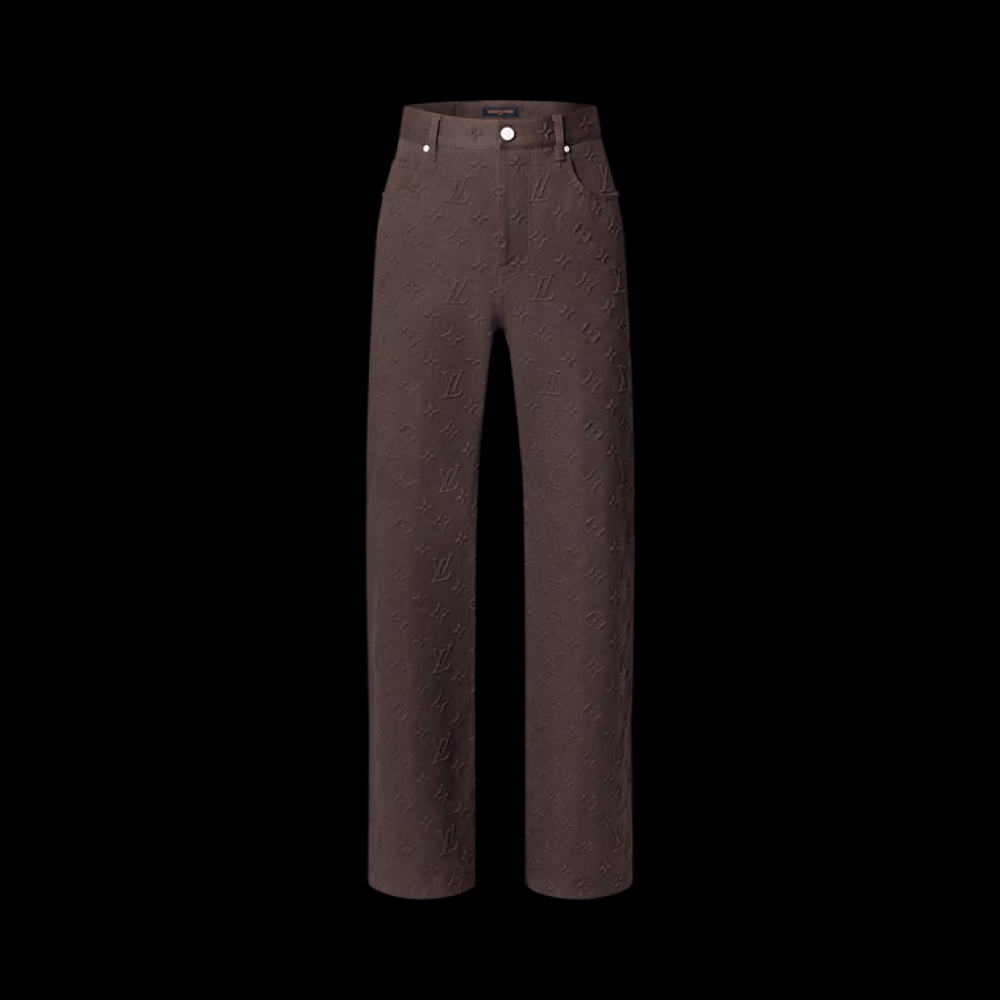 LV Pant Dark With Motif